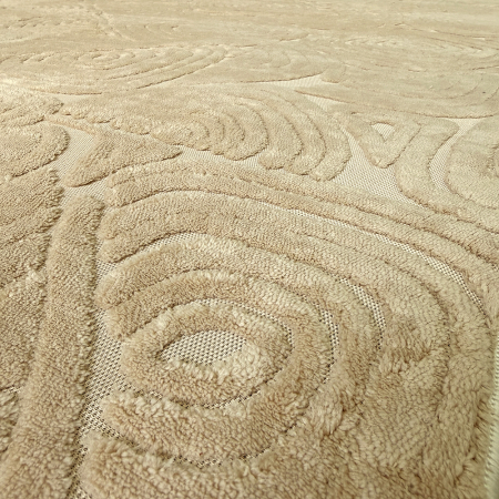 Covor cameră antiderapant, Welsoft, triunghi bej, mai multe dimensiuni [5]