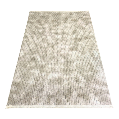 Covoare antiderapante - Covor cameră antiderapant Welsoft Plus, model abstract, bej-taupe, diverse mărimi
