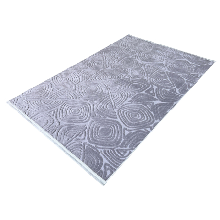 Covor cameră antiderapant, Welsoft, triunghi gri, mai multe dimensiuni [8]