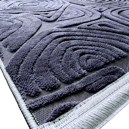 Covor cameră antiderapant, Welsoft, triunghi antracit, mai multe dimensiuni [6]