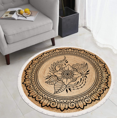 Covoare antiderapante - Covor rotund antiderapant, 100x100 cm, COR010