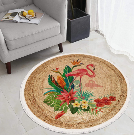 Covoare antiderapante - Covor rotund antiderapant, 100x100 cm, COR011