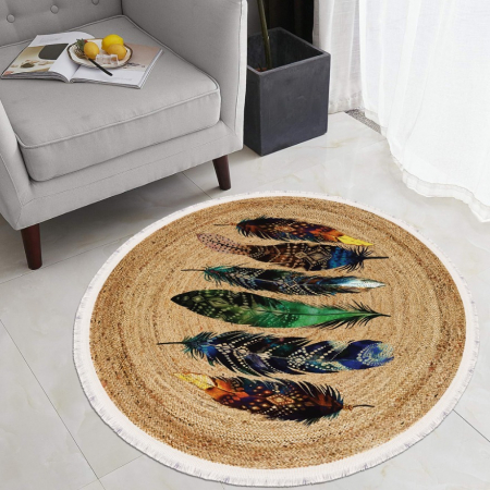 Covoare antiderapante - Covor rotund antiderapant, 100x100 cm, COR012