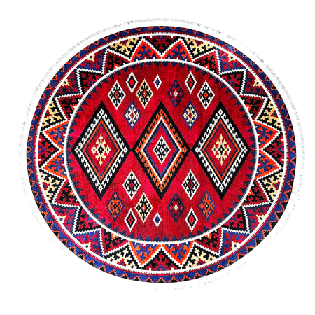 Covor rotund antiderapant, 100x100 cm, COR014 [5]