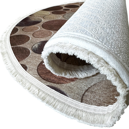 Covoare antiderapante - Covor rotund antiderapant, 100x100 cm, COR015