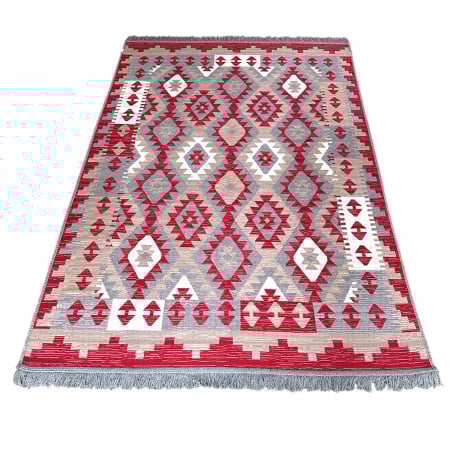 Covor rustic tradițional, 2 fețe, diverse mărimi, Gri [9]