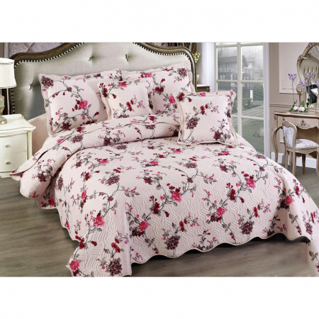 Cuverturi - Cuvertură bumbac 100%, 5 piese, pat 2 persoane, 230x250 cm, CB230