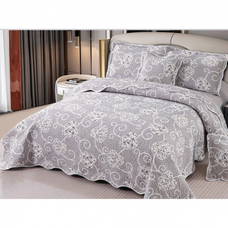 Pentru casă - Cuvertură bumbac 100%, 5 piese, pat 2 persoane, 230x250 cm, CB281