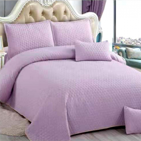 Cuverturi - Cuvertură bumbac cu in, 5 piese, pat 2 persoane, 220x240 cm, CBI09