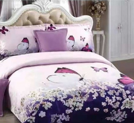 Pentru casă - Cuvertură catifea matlasată, cu model, 5 piese, pat 2 persoane, 230x250 cm, CM10