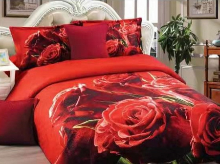 Pentru casă - Cuvertură catifea matlasată, cu model, 5 piese, pat 2 persoane, 230x250 cm, CM24