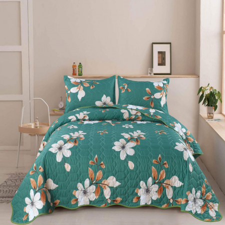 Pentru casă - Cuvertură poliester cu model, 3 piese, 220x240 cm, CS23
