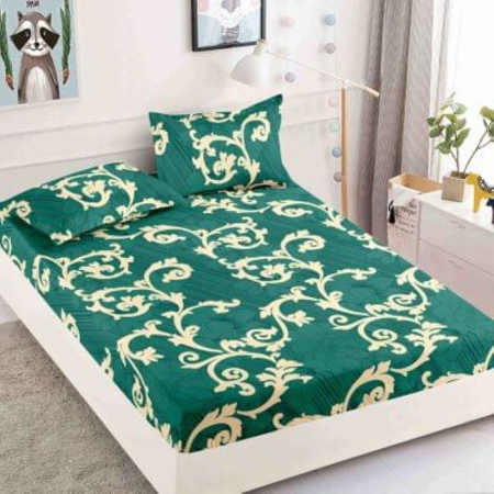 Huse protecție pat - Husă protecție pat cu elastic, bumbac finet, 180 x 200 cm, 3 piese, HPP23
