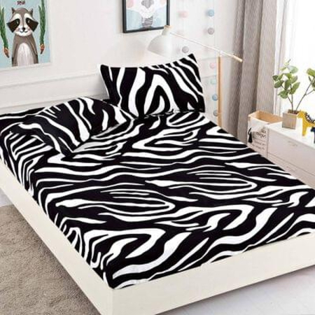 Huse protecție pat - Husă protecție pat cu elastic, bumbac finet, 180 x 200 cm, 3 piese, HPP25