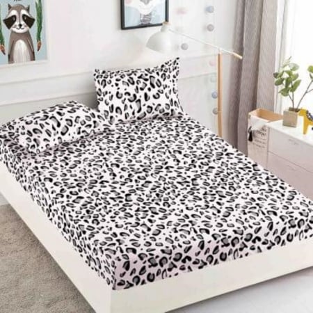 Huse protecție pat - Husă protecție pat cu elastic, bumbac finet, 180 x 200 cm, 3 piese, HPP27