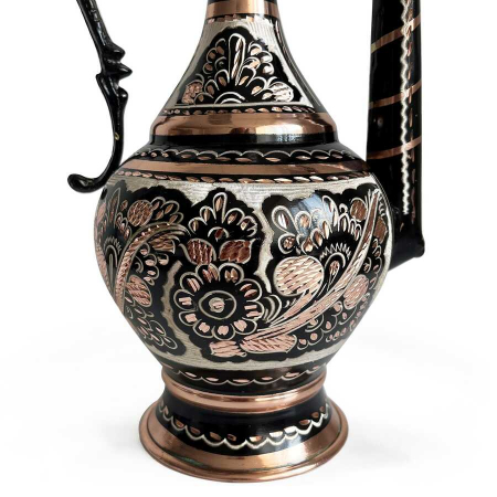 Ibric tradițional anatolian din cupru, tip ulcior, înălțimea 35 cm CTR76 [5]