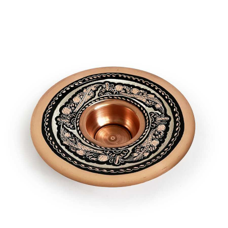 Ibric tradițional anatolian din cupru, tip ulcior, înălțimea 35 cm CTR76 [6]