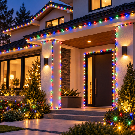 Instalații Crăciun - Instalație de Crăciun, 10 - 200 metri, bandă cu led turnat, exterior, diverse culori
