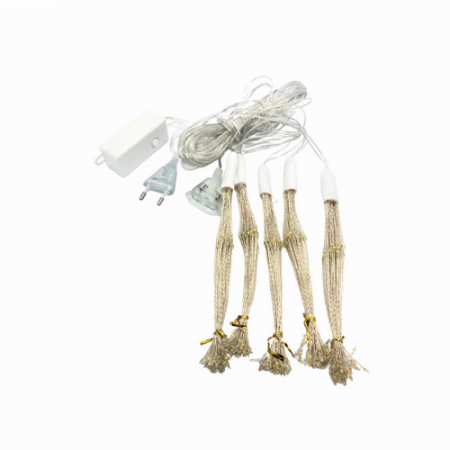 Instalații Crăciun - Instalație de Crăciun, 5 artificii decorative, 3 metri, diverse culori