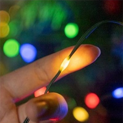 Instalații Crăciun - Instalație solară led turnat, multicolor, diverse lungimi