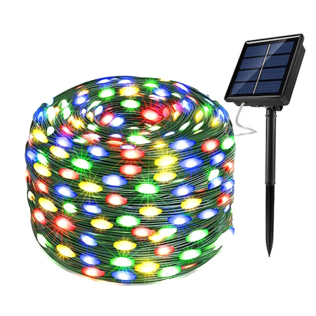 Instalații Crăciun - Instalație solară led turnat, multicolor, diverse lungimi