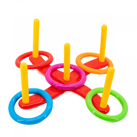 Gonflabile și plajă - Joc inele plastic 36 x 12 cm