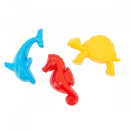 Gonflabile și plajă - Set 3 forme animale maritime din plastic