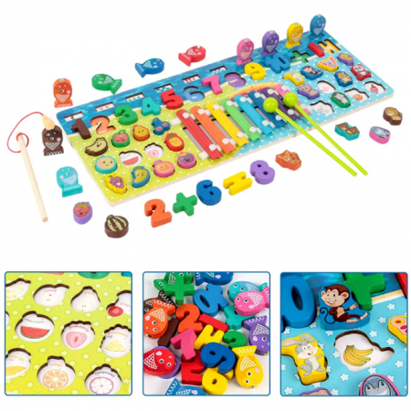 Joc logaritmic 5 in 1 cu Xilofon JC26 [5]