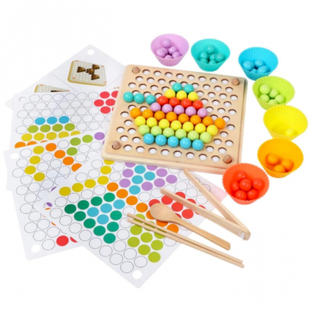Jucării - Joc Montessori de creație și îndemânare JC70