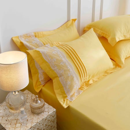 Lenjerii Premium - Lenjerie de pat 2 persoane, bumbac soft touch, 6 piese, PRE02