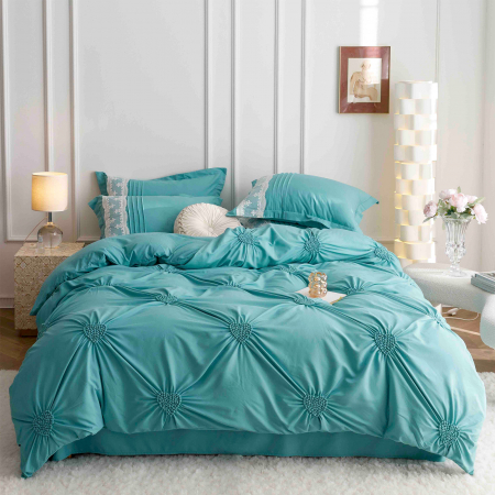 Lenjerii Premium - Lenjerie de pat 2 persoane, bumbac soft touch, 6 piese, PRE04