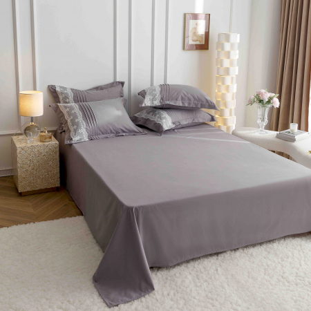 Lenjerii Premium - Lenjerie de pat 2 persoane, bumbac soft touch, 6 piese, PRE05
