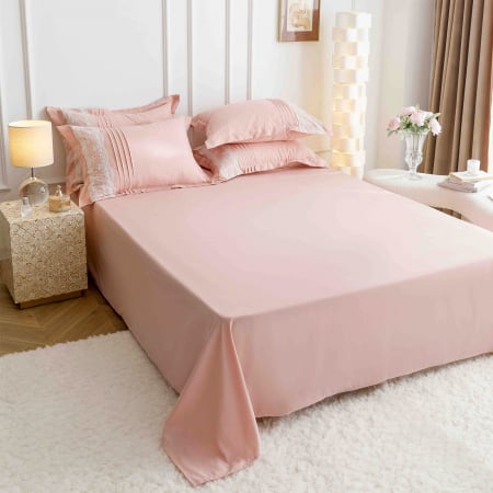 Lenjerii Premium - Lenjerie de pat 2 persoane, bumbac soft touch, 6 piese, PRE08