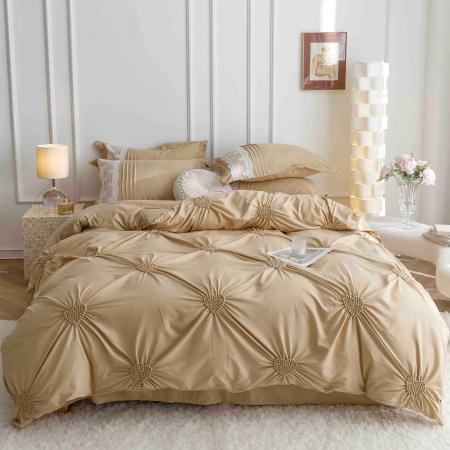 Lenjerii Premium - Lenjerie de pat 2 persoane, bumbac soft touch, 6 piese, PRE09
