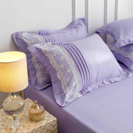 Lenjerii Premium - Lenjerie de pat 2 persoane, bumbac soft touch, 6 piese, PRE10