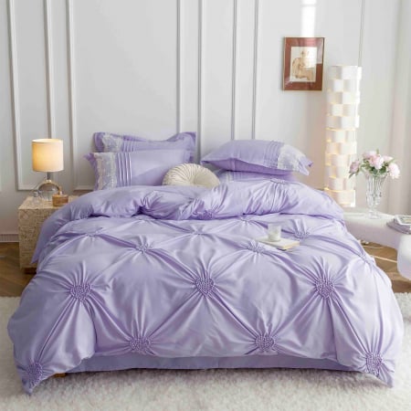 Lenjerii Premium - Lenjerie de pat 2 persoane, bumbac soft touch, 6 piese, PRE10