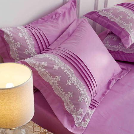 Lenjerii Premium - Lenjerie de pat 2 persoane, bumbac soft touch, 6 piese, PRE12