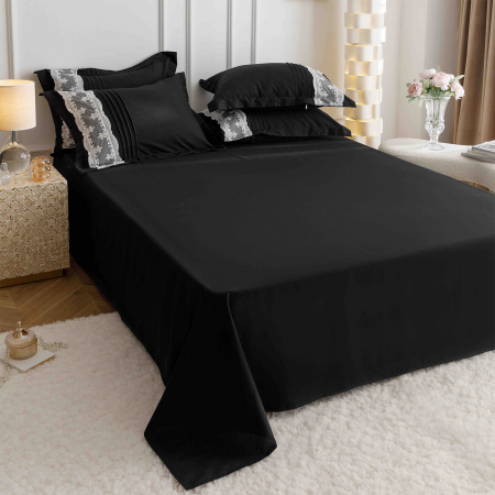 Lenjerii Premium - Lenjerie de pat 2 persoane, bumbac soft touch, 6 piese, PRE13
