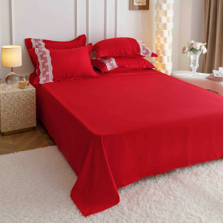 Lenjerii Premium - Lenjerie de pat 2 persoane, bumbac soft touch, 6 piese, PRE14