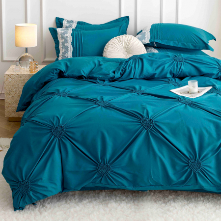 Lenjerii Premium - Lenjerie de pat 2 persoane, bumbac soft touch, 6 piese, PRE15
