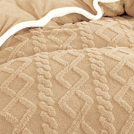 Lenjerii Cocolino - Lenjerie de pat 2 persoane, cocolino, groasă, uni, 4 piese, SPUC03