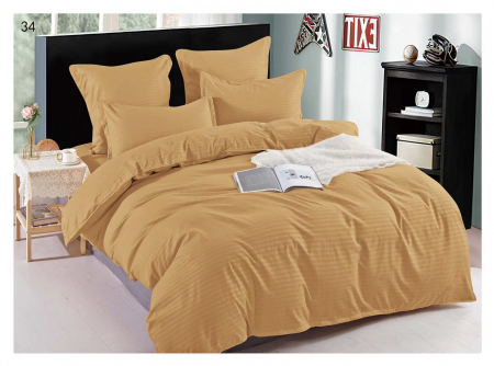 Lenjerii Damasc - Lenjerie de pat, bumbac Damasc, pat dublu 6 piese, SSD21