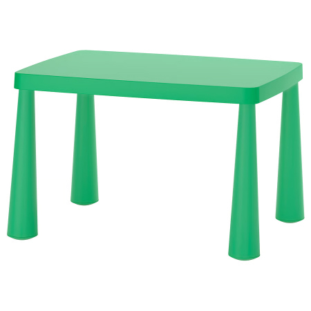 Mobilier - Măsuță din plastic pentru copii, dreptunghiulara, verde, 77x55 cm, MC21