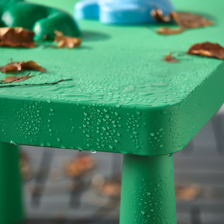 Mobilier - Măsuță din plastic pentru copii, dreptunghiulara, verde, 77x55 cm, MC21