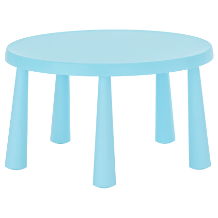Mobilier - Măsuță din plastic pentru copii, rotundă, albastră, diametru 85 cm, MC22