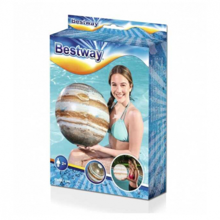 Gonflabile și plajă - Minge de plajă gonflabilă Jupiter 61 cm