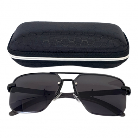 Ochelari de soare - Ochelari de soare bărbați, cu filtru de protecție UV 400, cu toc cadou, OSB37