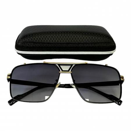 Ochelari de soare - Ochelari de soare bărbați, cu filtru de protecție UV 400, cu toc cadou, OSB44