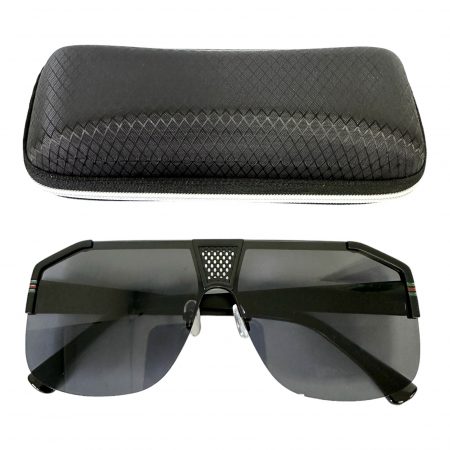 Ochelari de soare - Ochelari de soare bărbați, cu filtru de protecție UV 400, cu toc cadou, OSB45