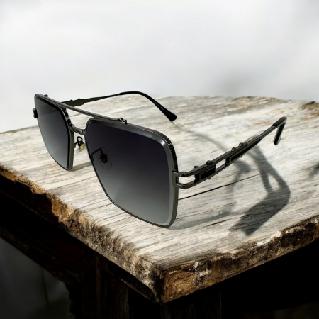 Ochelari de soare - Ochelari de soare bărbați, cu filtru de protecție UV 400, cu toc cadou, OSB64
